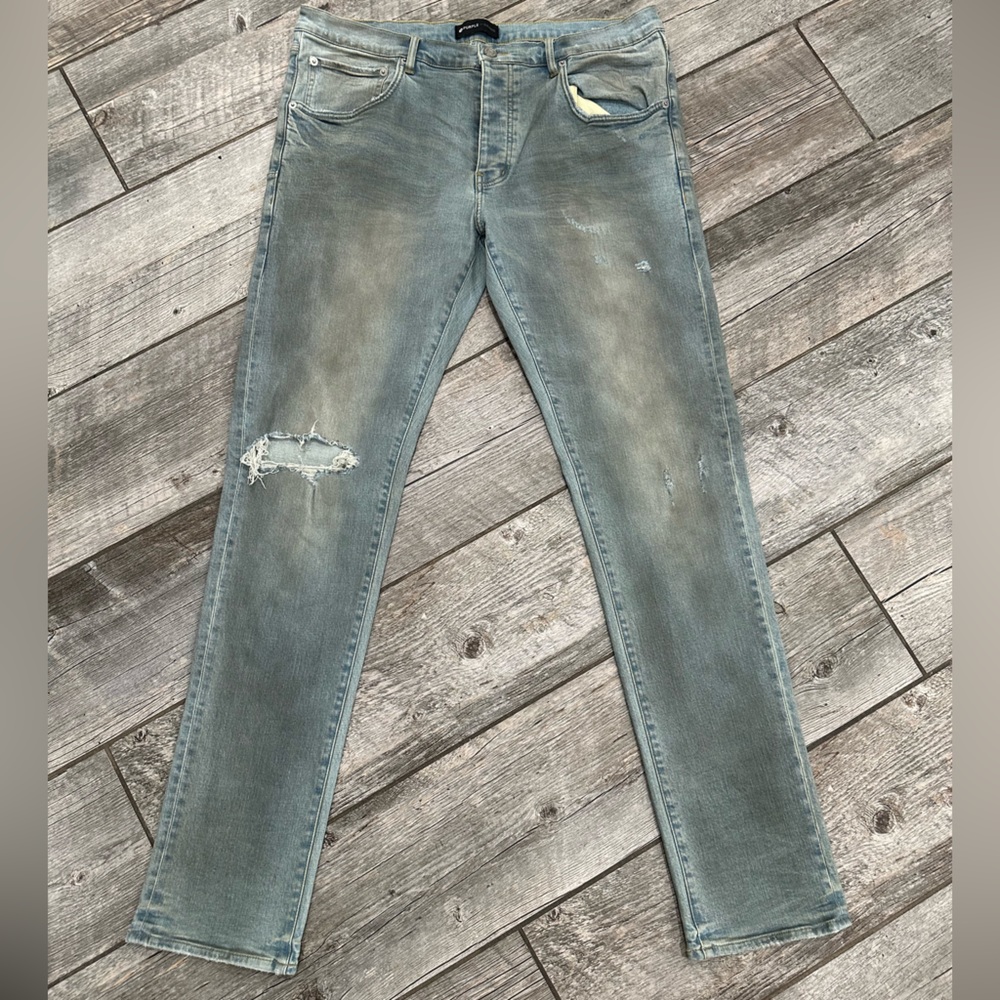 Purple Jeans Skinny Size 38